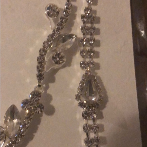 Silver formal jewelry set. Never worn! - Picture 3 of 6